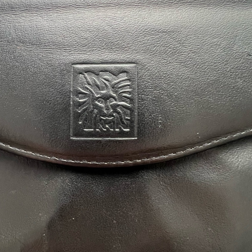 Black Leather Anne Klein wallet in good condition